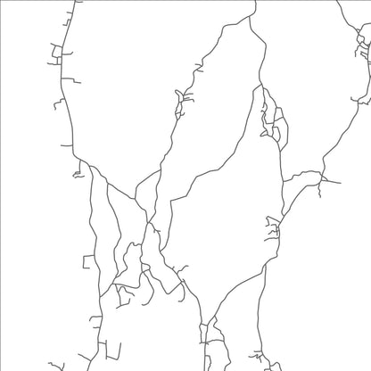 ROAD MAP OF DZAHANI, COMOROS BY MAPBAKES