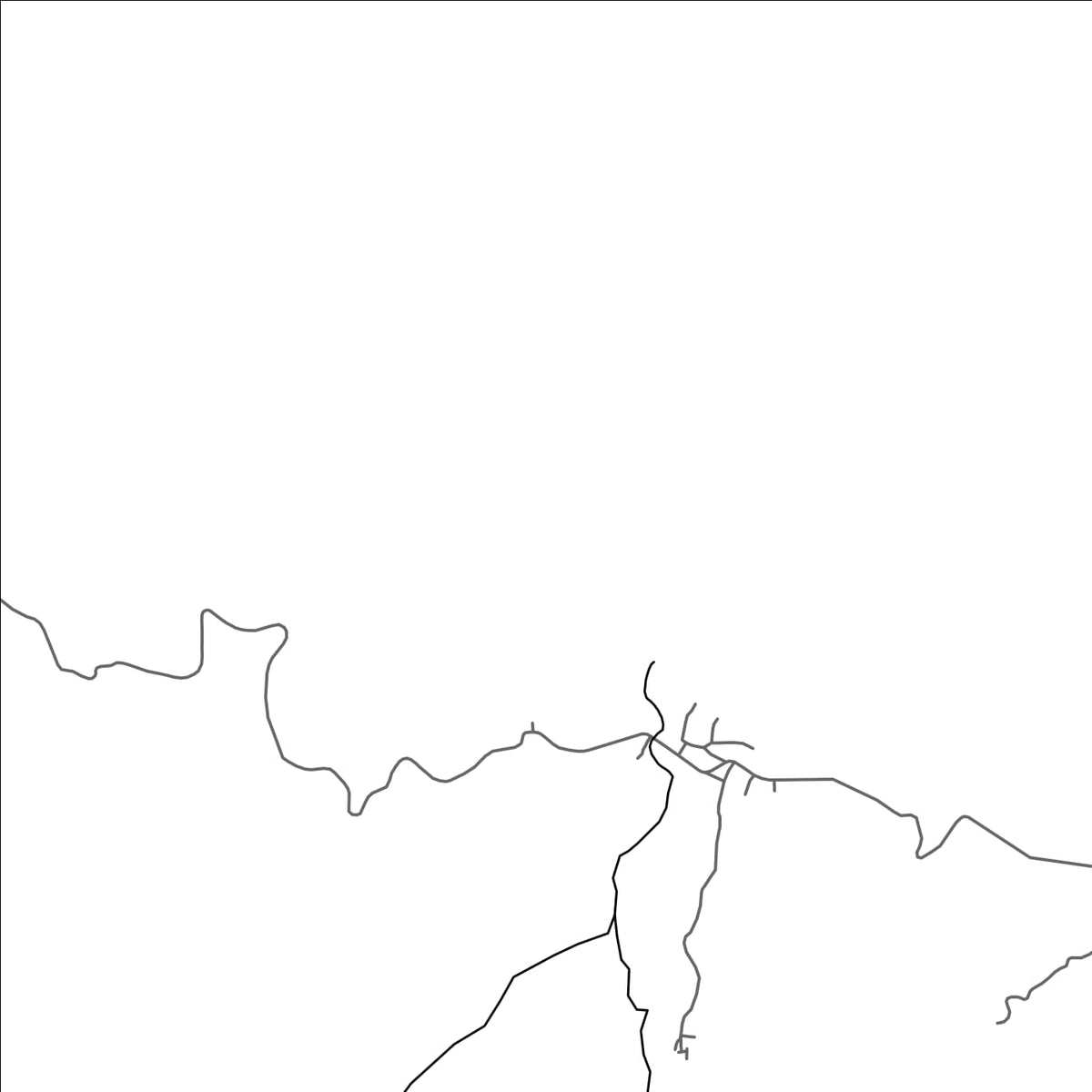 ROAD MAP OF GNAMBO YAMAORE, COMOROS BY MAPBAKES