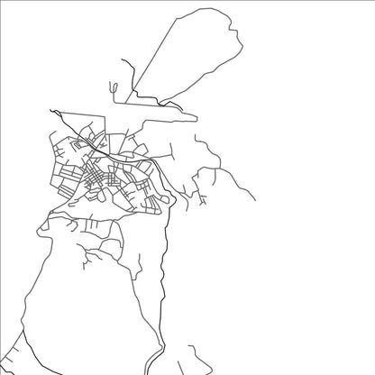 ROAD MAP OF GNANTRANGA, COMOROS BY MAPBAKES