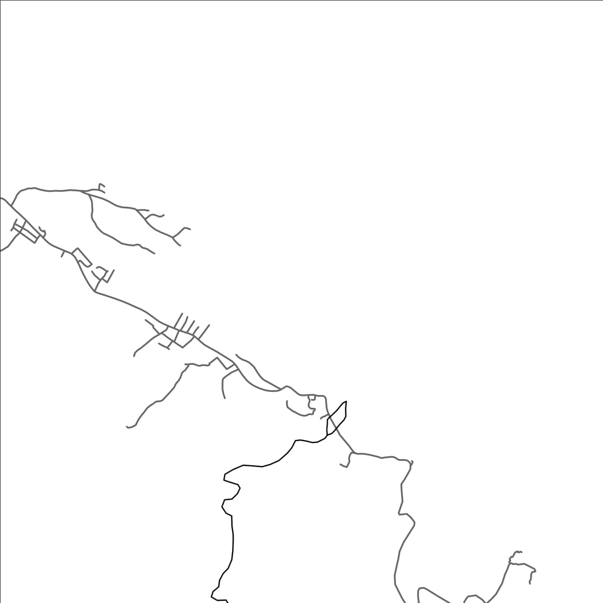 ROAD MAP OF GNOMBENI, COMOROS BY MAPBAKES