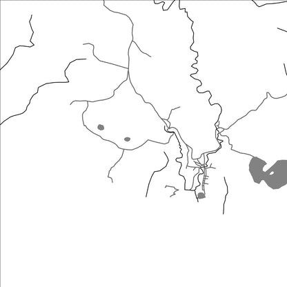 ROAD MAP OF HAGNENGELE, COMOROS BY MAPBAKES