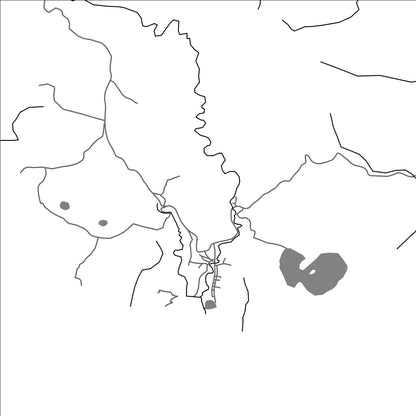 ROAD MAP OF HAMAVOUNA, COMOROS BY MAPBAKES