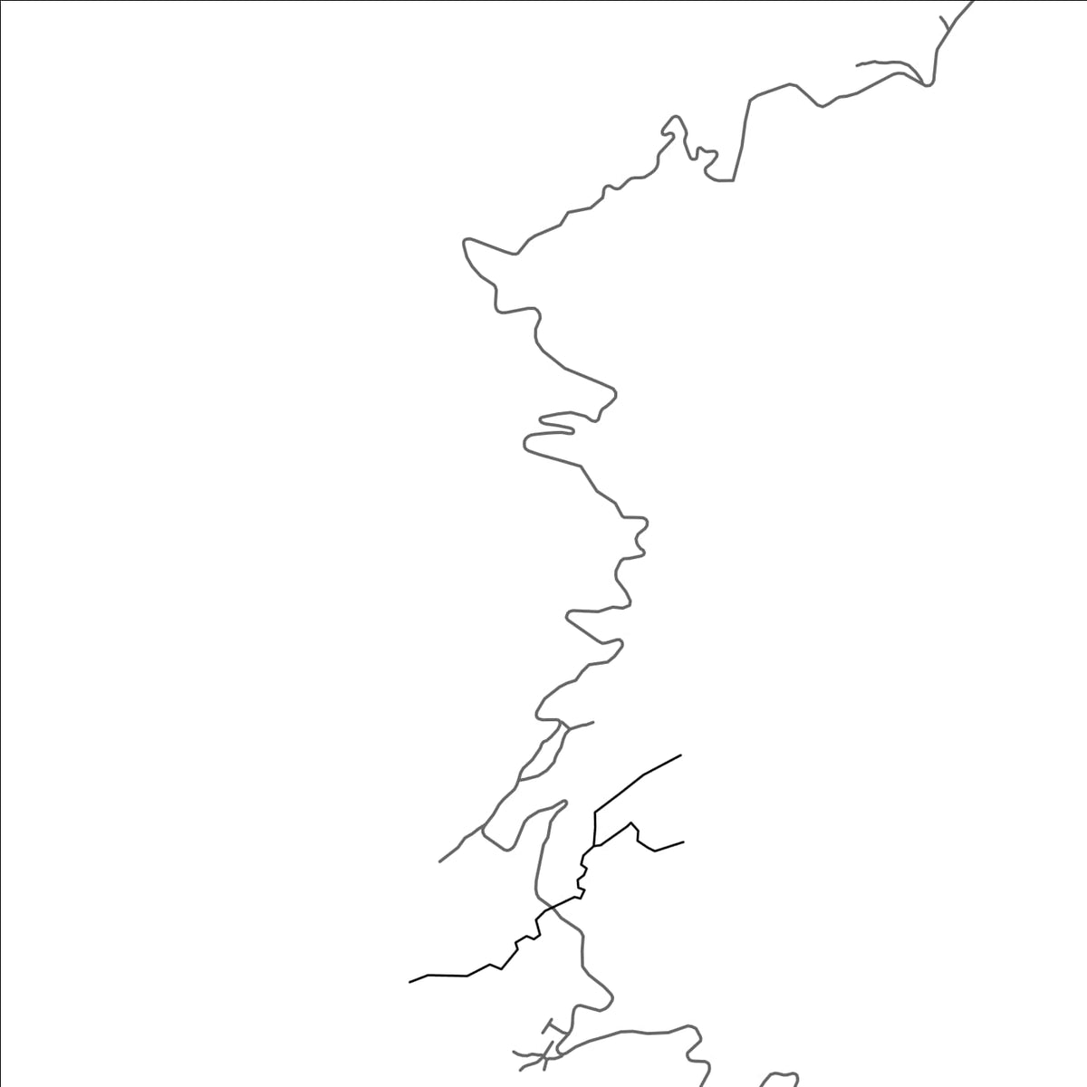 ROAD MAP OF HAMBA, COMOROS BY MAPBAKES
