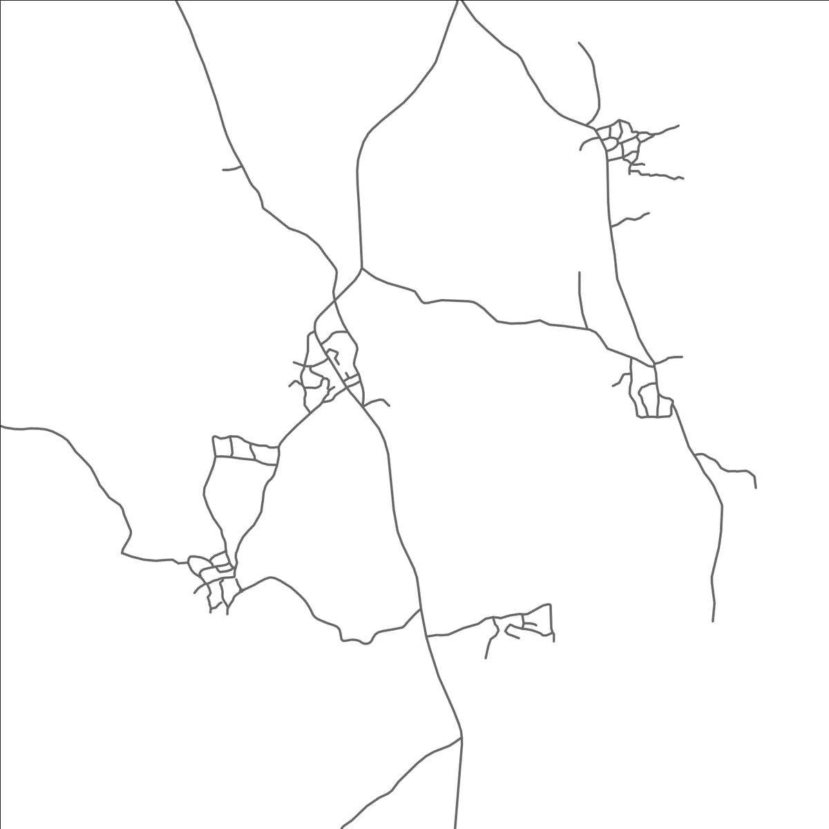 ROAD MAP OF HANTSINDZI, COMOROS BY MAPBAKES