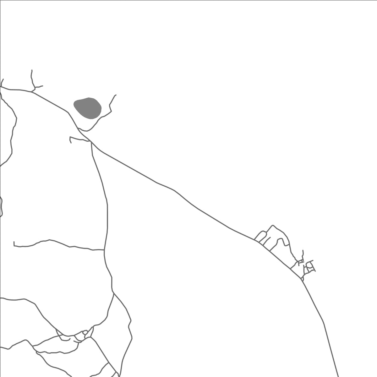 ROAD MAP OF IVOUANI, COMOROS BY MAPBAKES