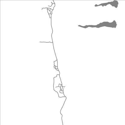 ROAD MAP OF KANGALINDA, COMOROS BY MAPBAKES