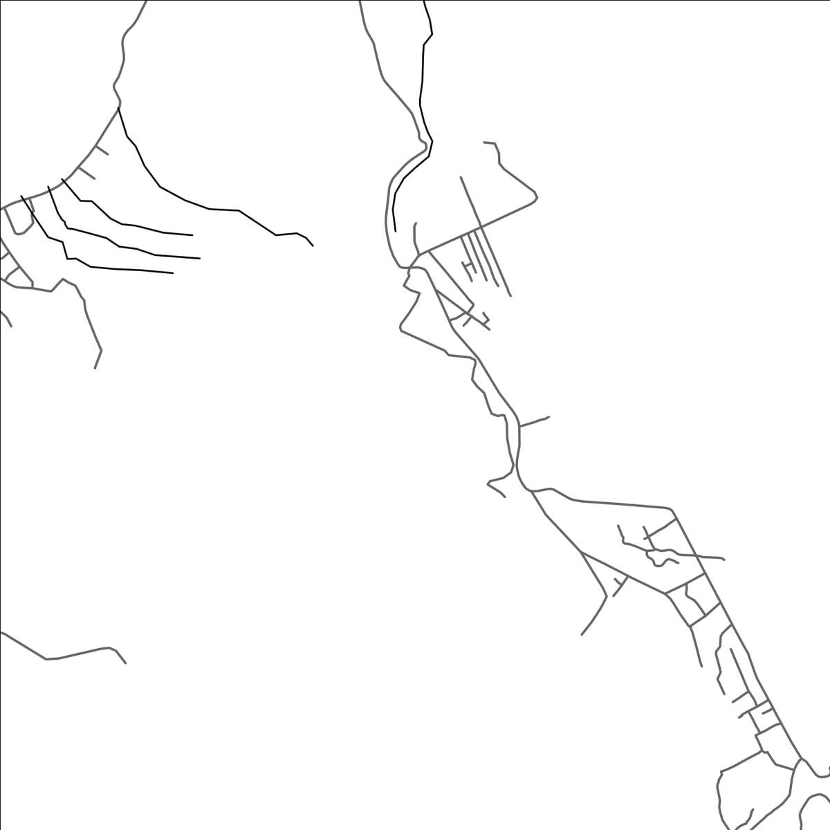 ROAD MAP OF KOKI, COMOROS BY MAPBAKES