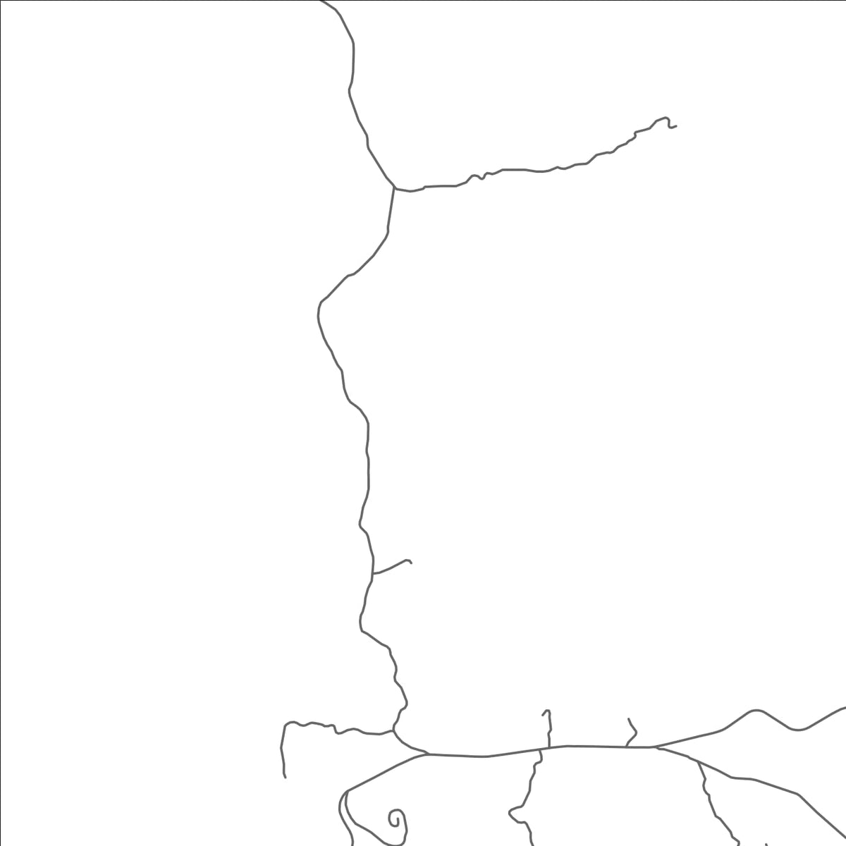 ROAD MAP OF LA GROTTE, COMOROS BY MAPBAKES