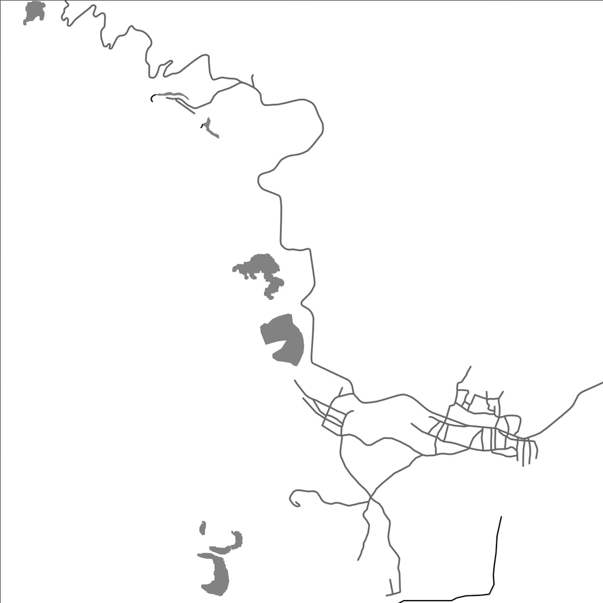 ROAD MAP OF MIREMANI, COMOROS BY MAPBAKES