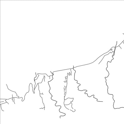 ROAD MAP OF MJIMANDRA, COMOROS BY MAPBAKES