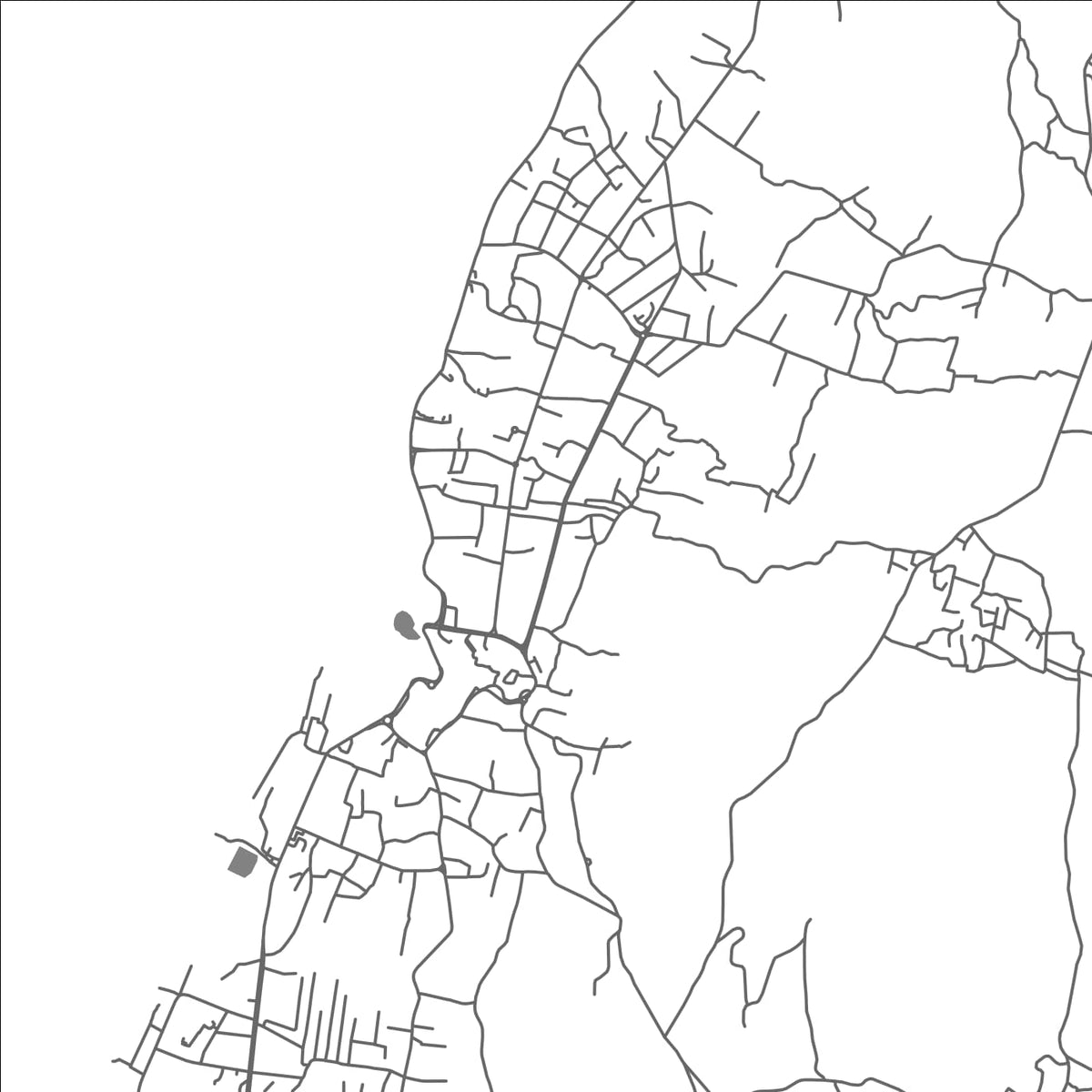 ROAD MAP OF MORONI, COMOROS BY MAPBAKES