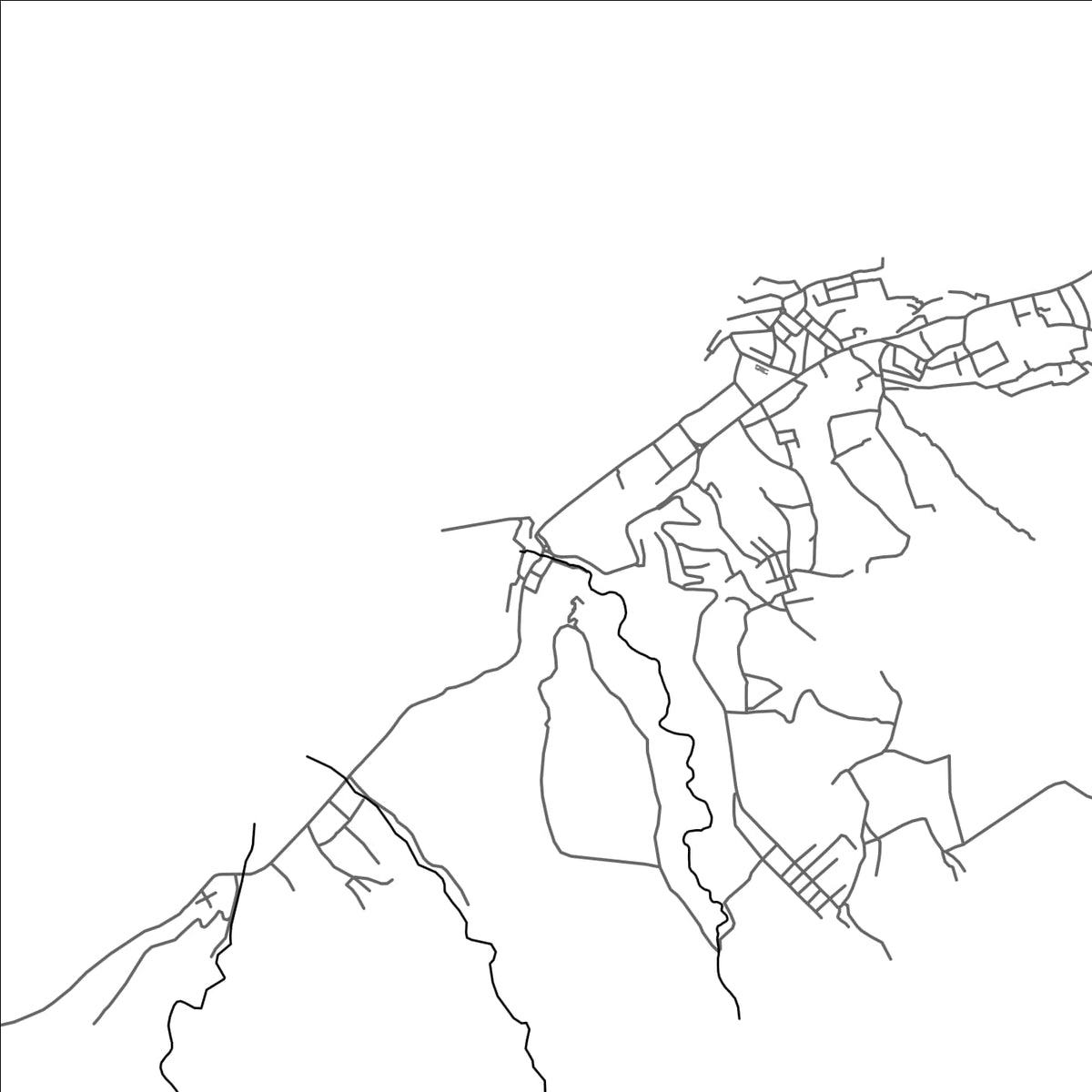 ROAD MAP OF MUTSAMUDU, COMOROS BY MAPBAKES