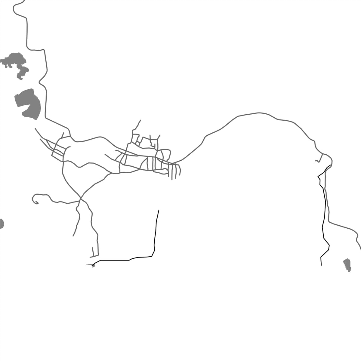 ROAD MAP OF NDRONDRONI, COMOROS BY MAPBAKES