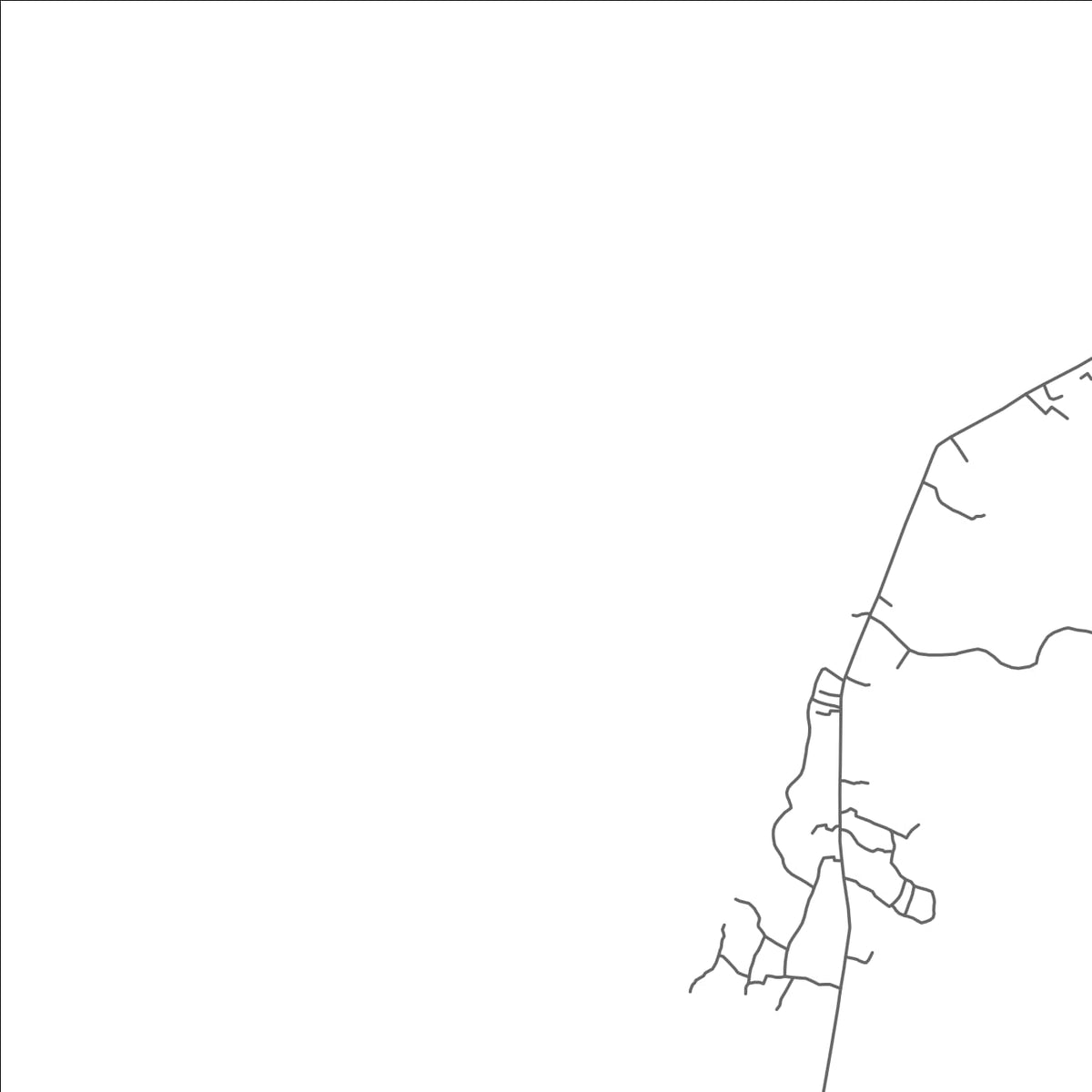 ROAD MAP OF NDZAOUZE, COMOROS BY MAPBAKES