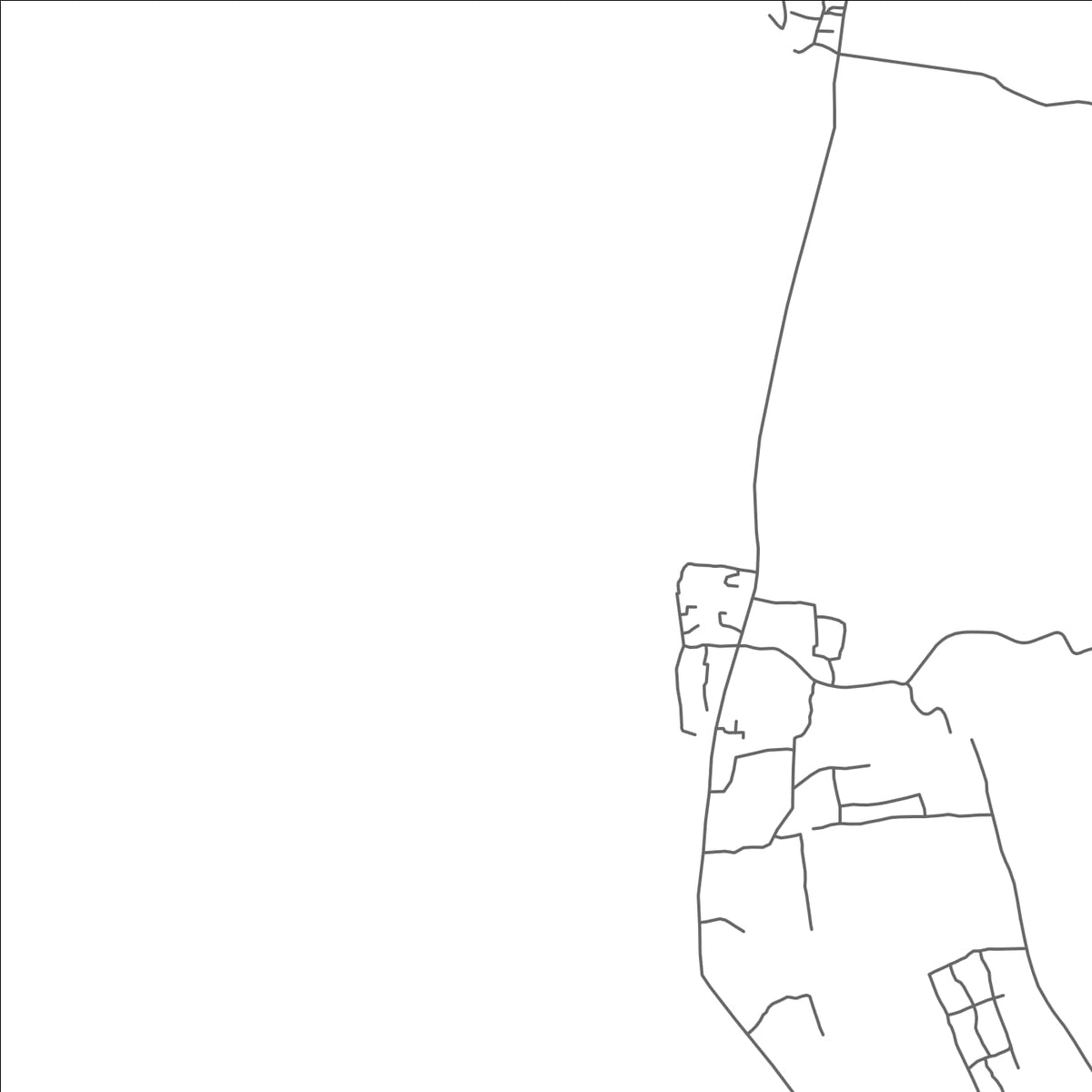 ROAD MAP OF NTSAOUENI, COMOROS BY MAPBAKES