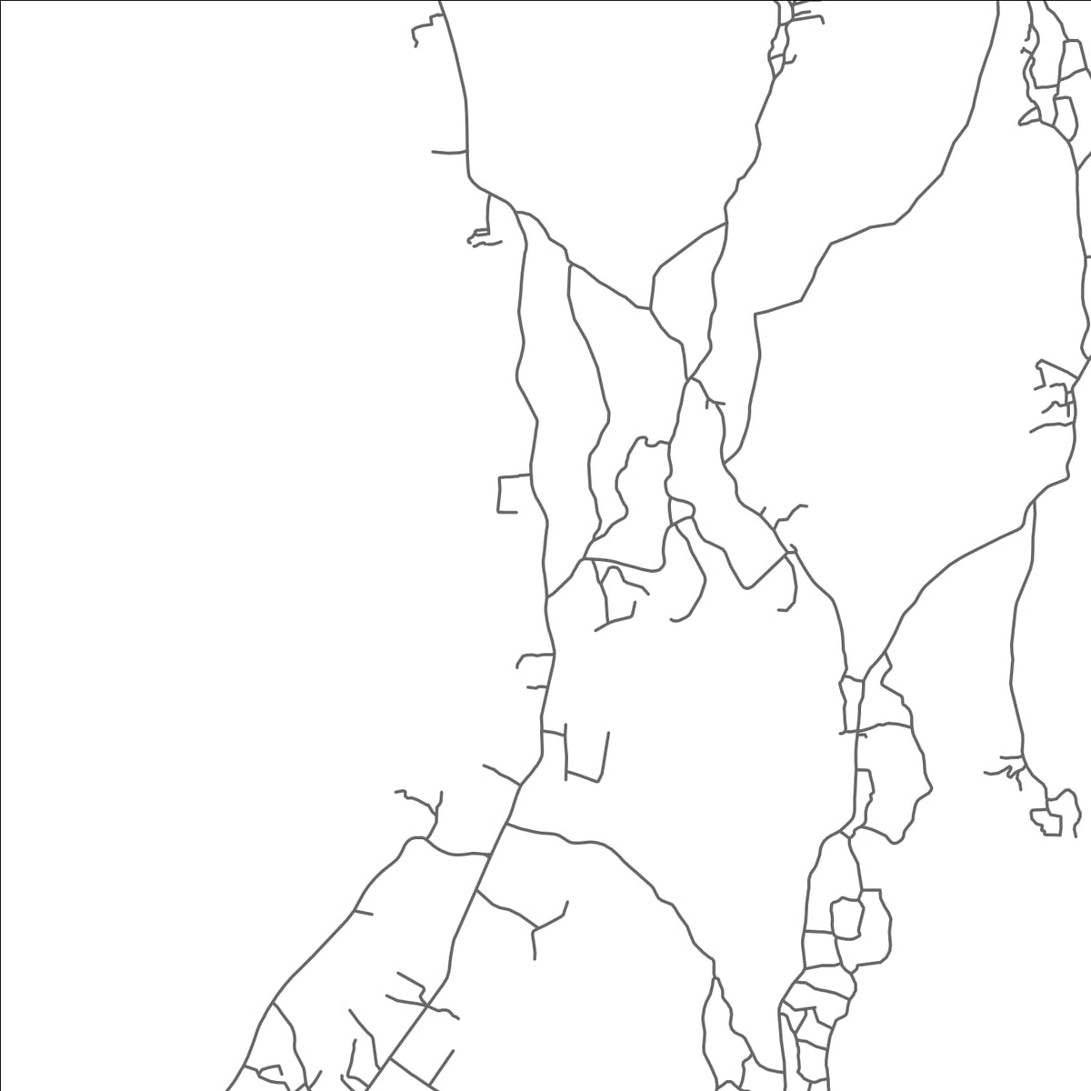 ROAD MAP OF NTSOUDJINI, COMOROS BY MAPBAKES