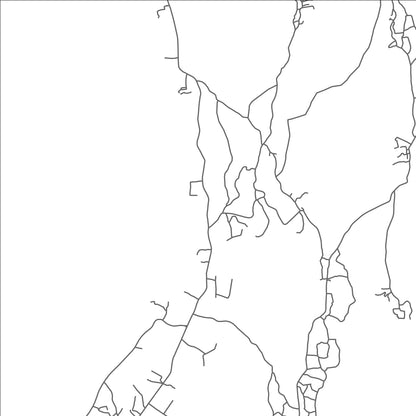 ROAD MAP OF NTSOUDJINI, COMOROS BY MAPBAKES