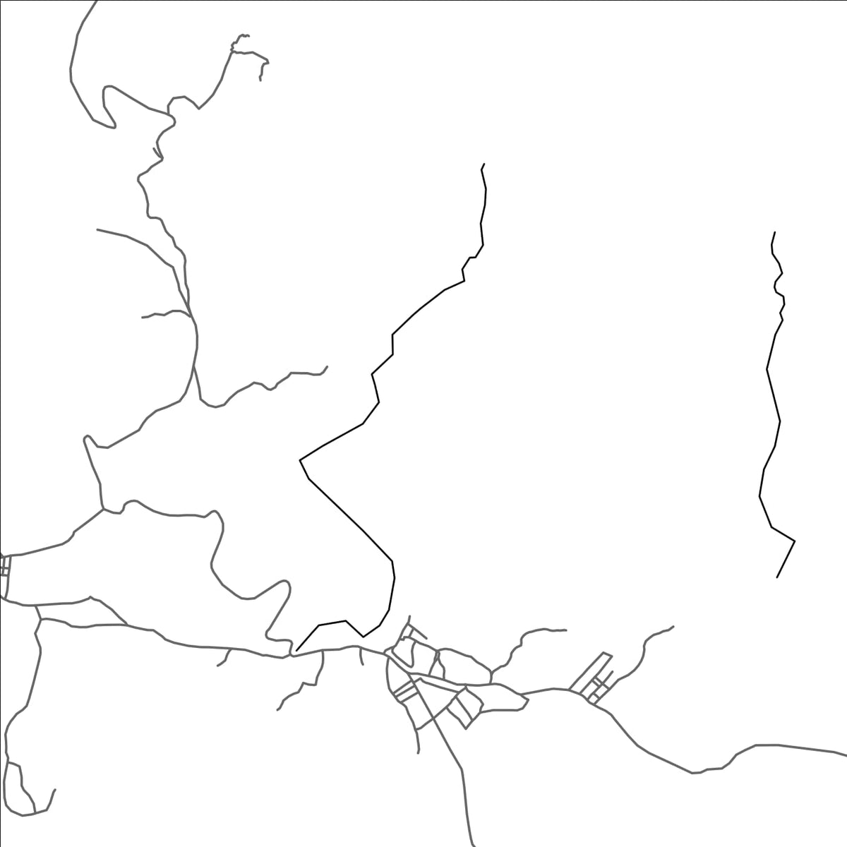 ROAD MAP OF OUANANI, COMOROS BY MAPBAKES