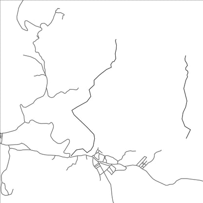 ROAD MAP OF OUANANI, COMOROS BY MAPBAKES