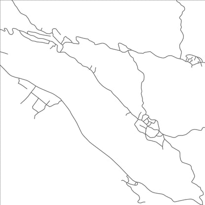 ROAD MAP OF OUZIOUANI, COMOROS BY MAPBAKES