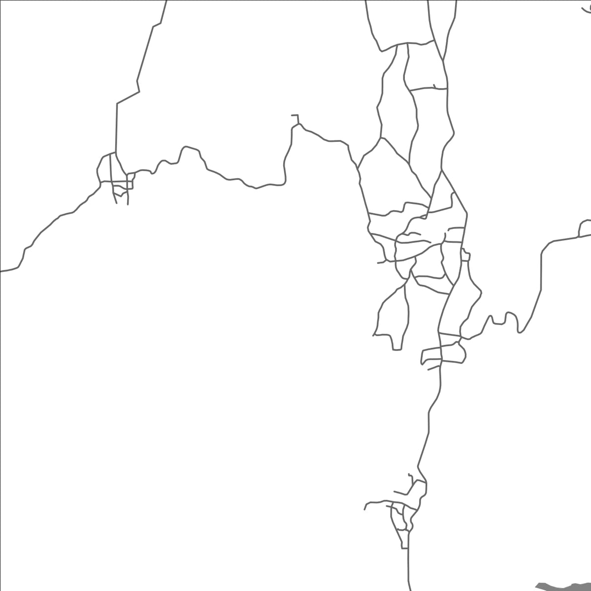 ROAD MAP OF SALEMANI, COMOROS BY MAPBAKES