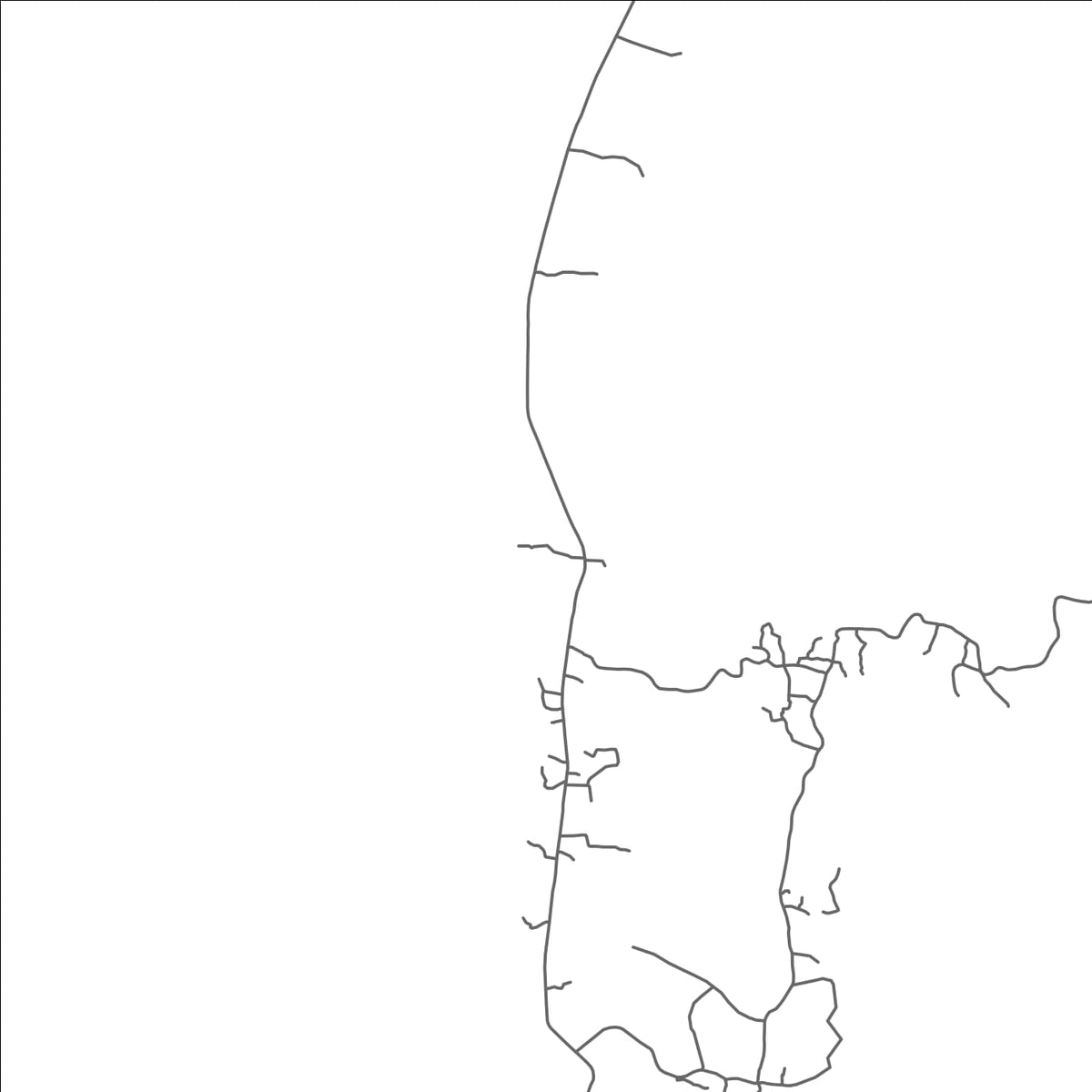 ROAD MAP OF VOUNAMBADANI, COMOROS BY MAPBAKES