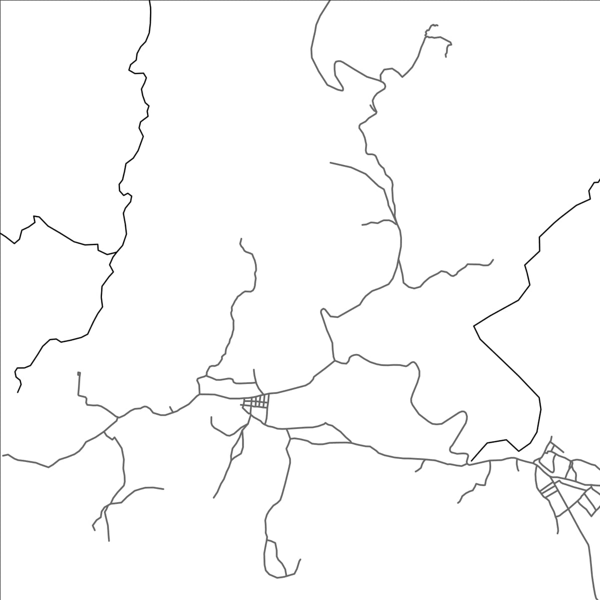 ROAD MAP OF ZIROUDANI, COMOROS BY MAPBAKES