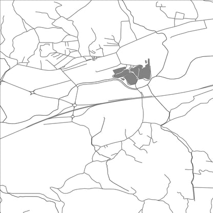 ROAD MAP OF BEDEKOVČINA, CROATIA BY MAPBAKES