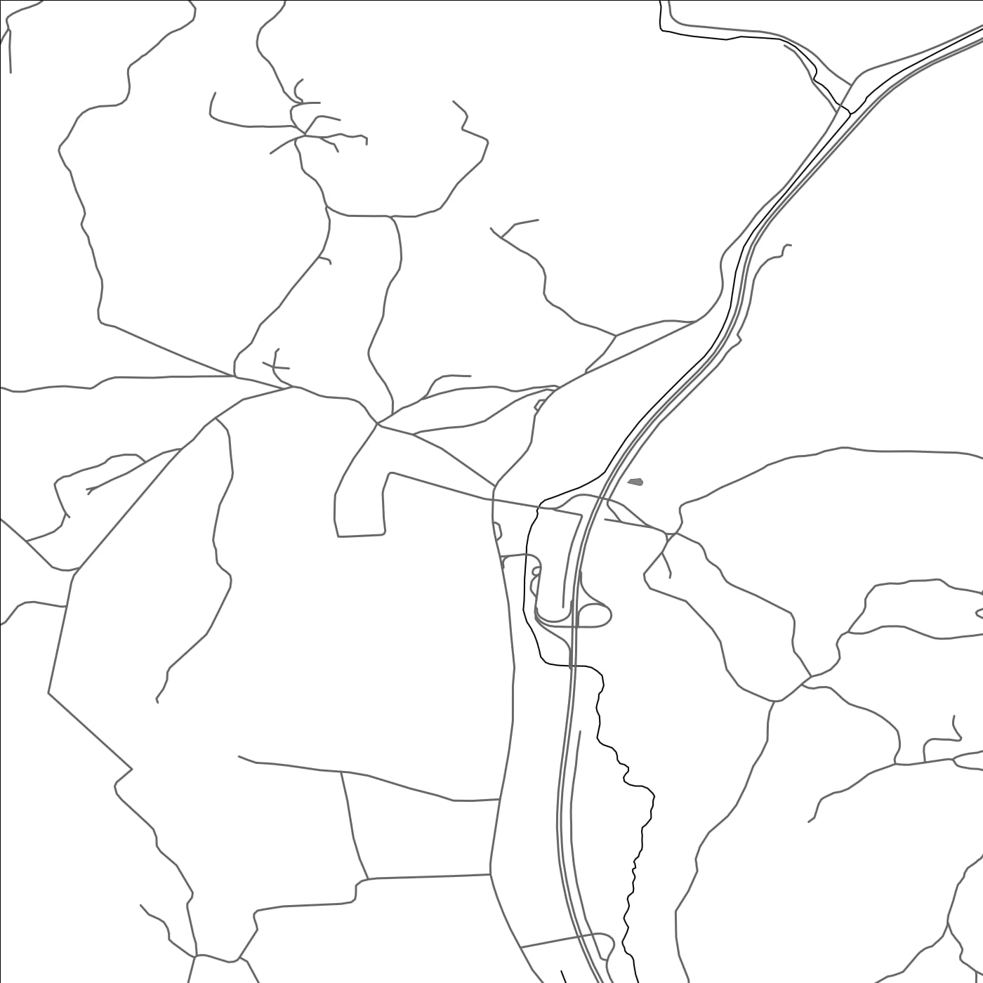 ROAD MAP OF BREZNIČKI HUM, CROATIA BY MAPBAKES