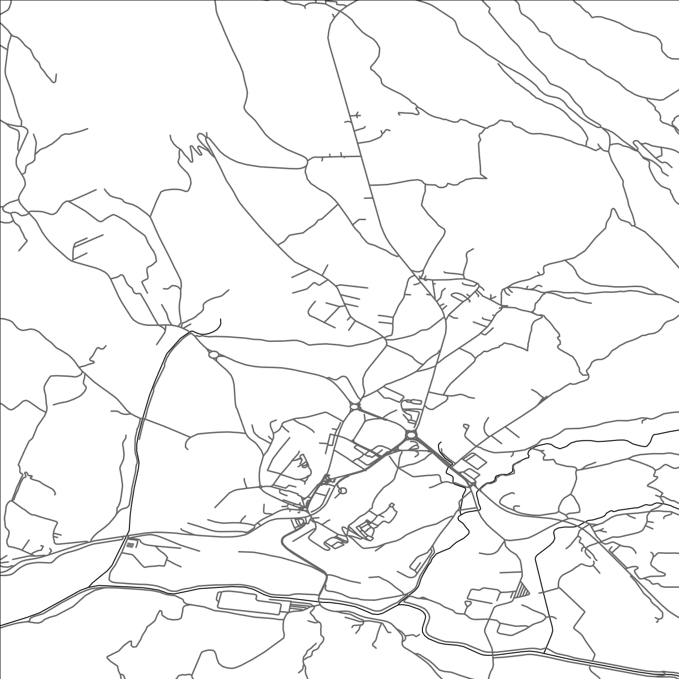 ROAD MAP OF BUZET, CROATIA BY MAPBAKES