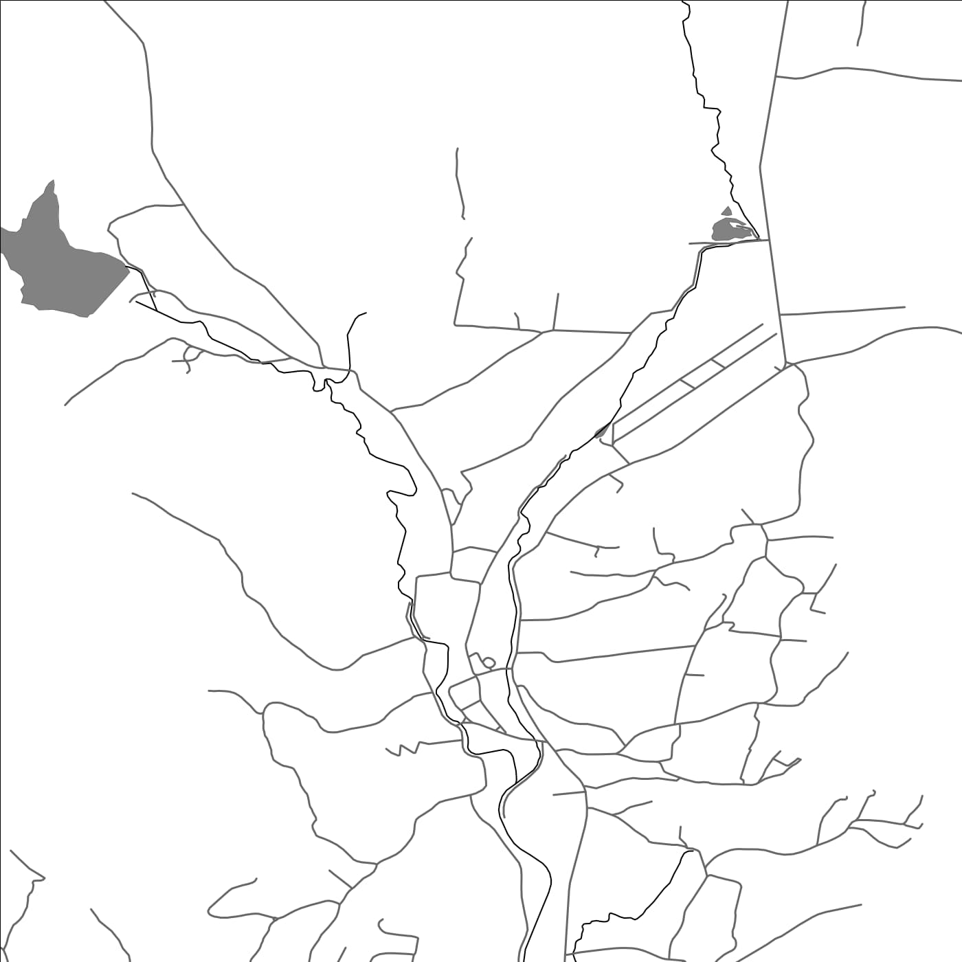 ROAD MAP OF CERNIK, CROATIA BY MAPBAKES