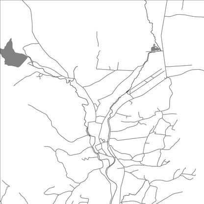 ROAD MAP OF CERNIK, CROATIA BY MAPBAKES