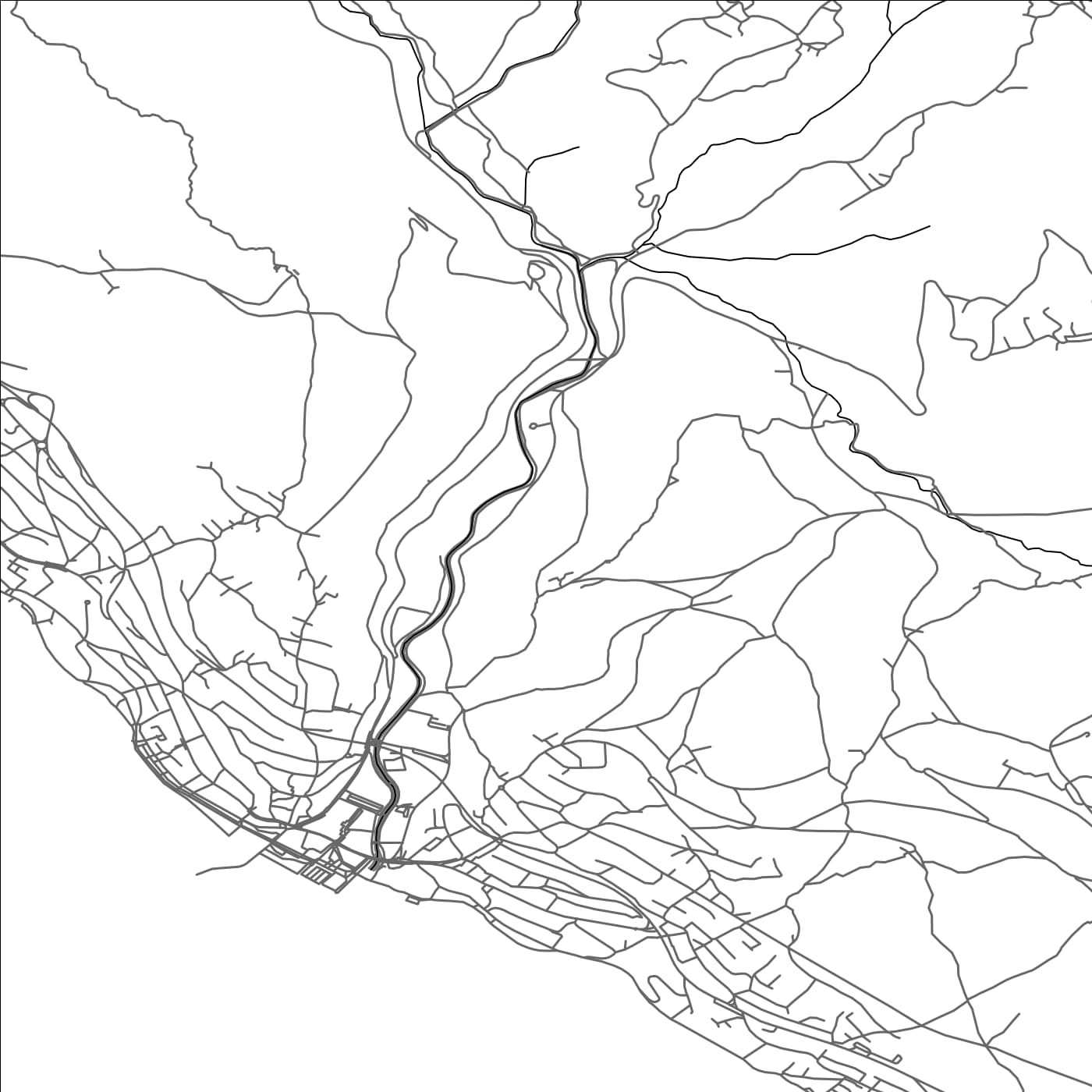 ROAD MAP OF CRIKVENICA, CROATIA BY MAPBAKES