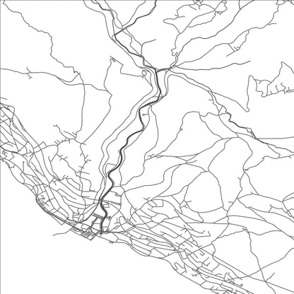 ROAD MAP OF CRIKVENICA, CROATIA BY MAPBAKES