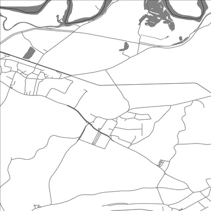 ROAD MAP OF DEKANOVEC, CROATIA BY MAPBAKES