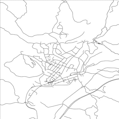 ROAD MAP OF DELNICE, CROATIA BY MAPBAKES