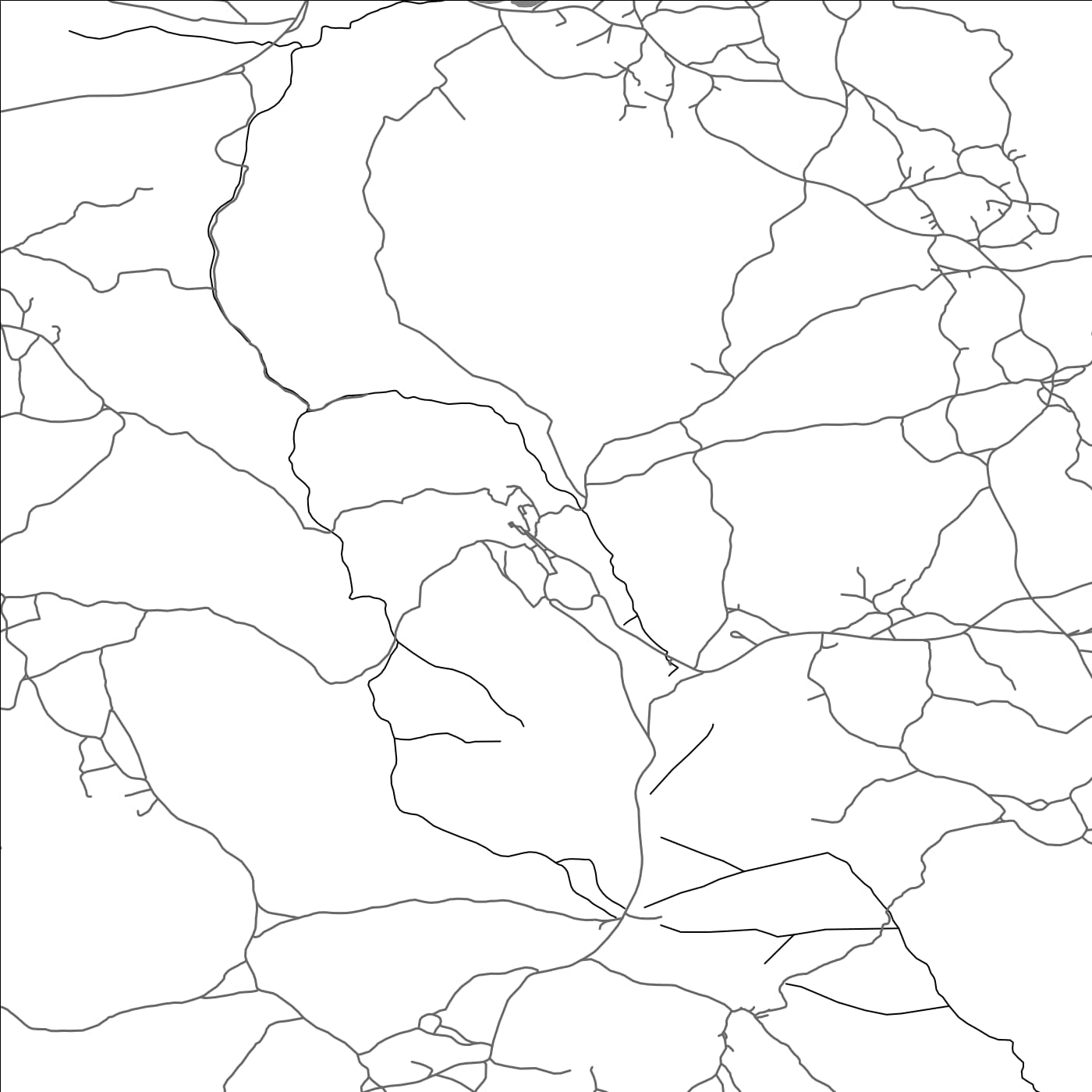 ROAD MAP OF DOBRINJ, CROATIA BY MAPBAKES