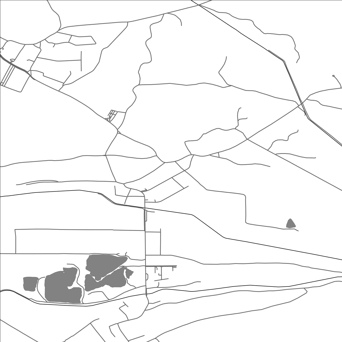 ROAD MAP OF DOMAŠINEC, CROATIA BY MAPBAKES