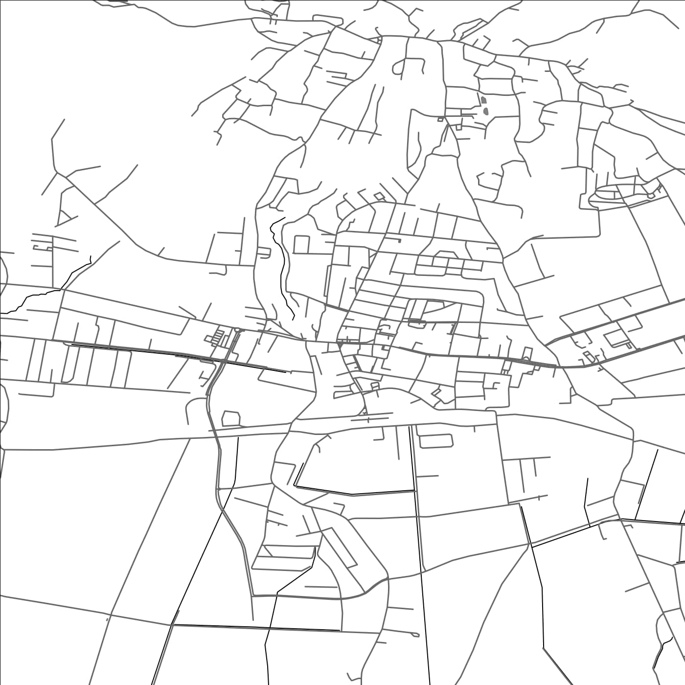 ROAD MAP OF DUGO SELO, CROATIA BY MAPBAKES