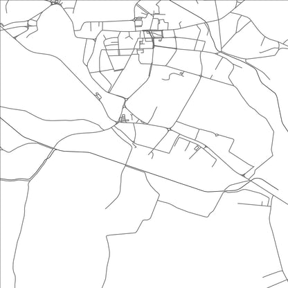 ROAD MAP OF ÐURĐENOVAC, CROATIA BY MAPBAKES