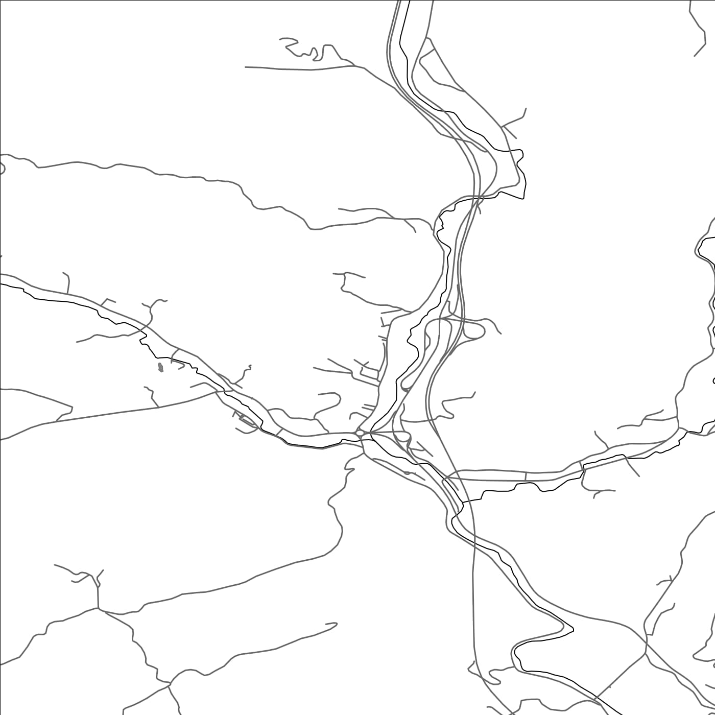 ROAD MAP OF ÐURMANEC, CROATIA BY MAPBAKES