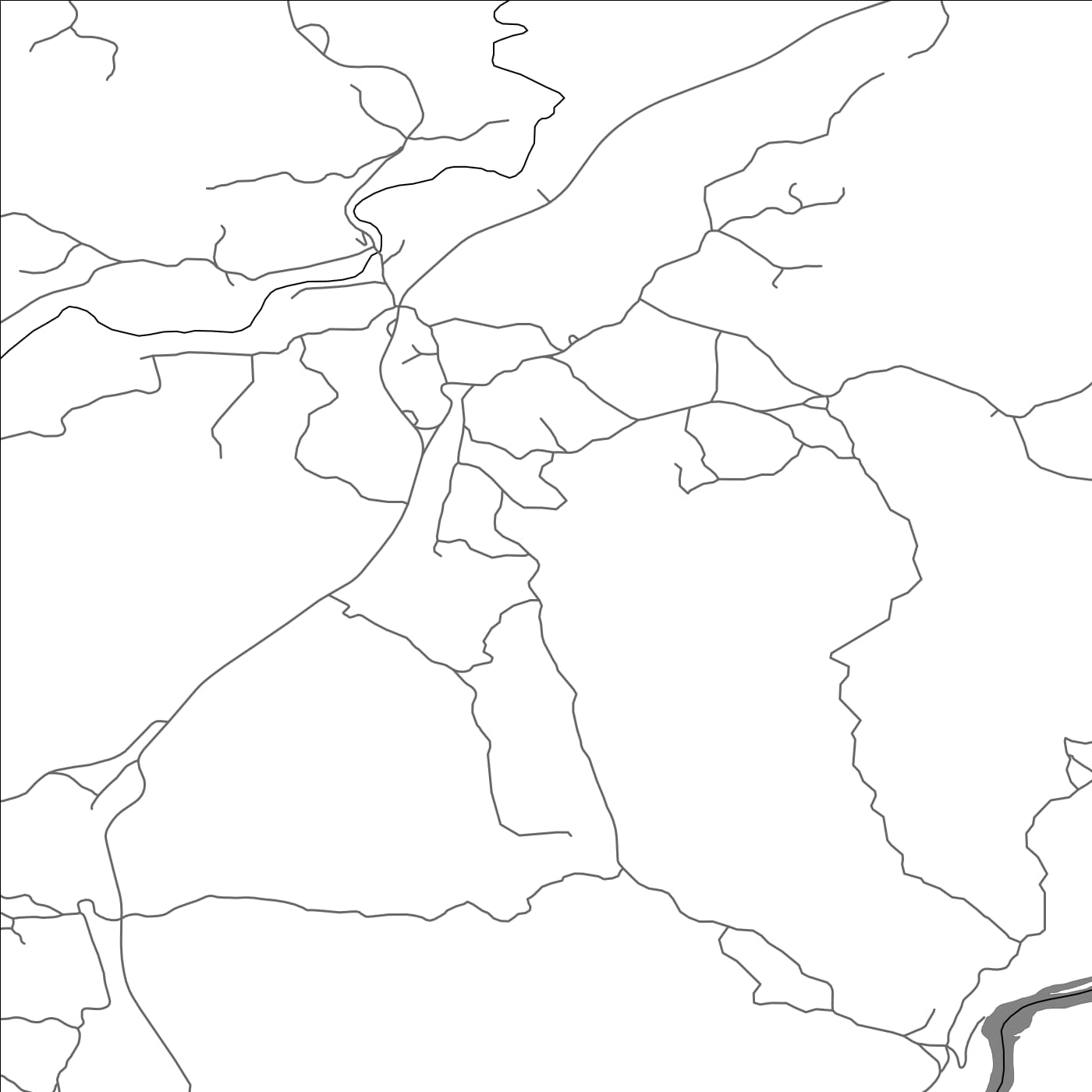 ROAD MAP OF GENERALSKI STOL, CROATIA BY MAPBAKES