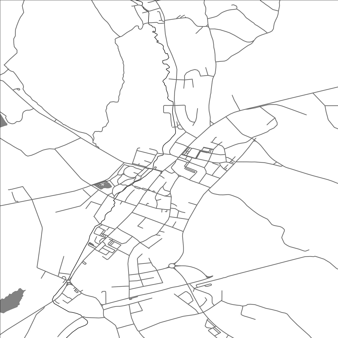 ROAD MAP OF JASTREBARSKO, CROATIA BY MAPBAKES