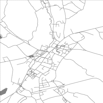 ROAD MAP OF JASTREBARSKO, CROATIA BY MAPBAKES