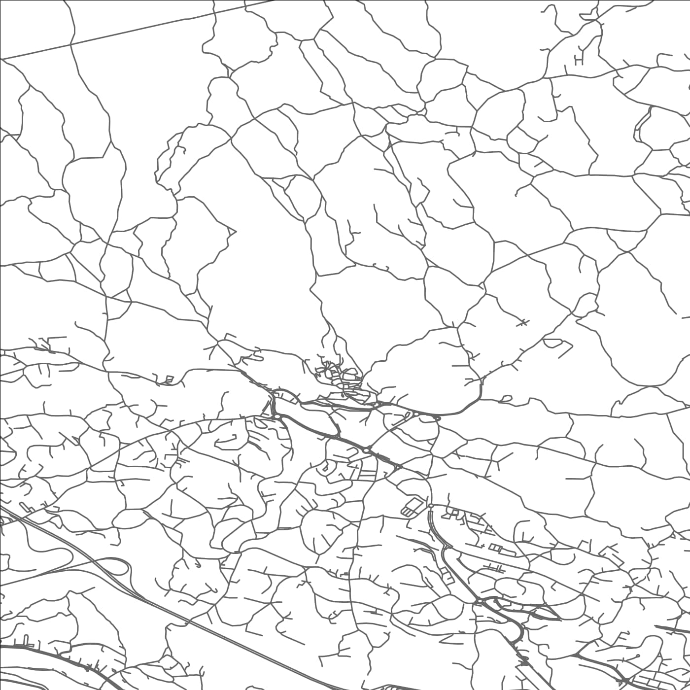 ROAD MAP OF KASTAV, CROATIA BY MAPBAKES