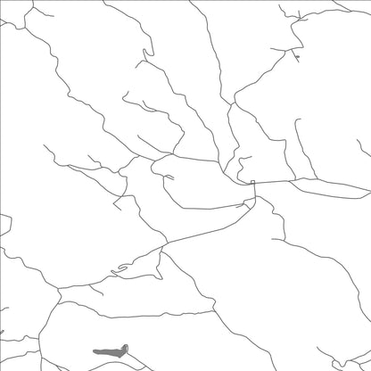 ROAD MAP OF KLENOVNIK, CROATIA BY MAPBAKES