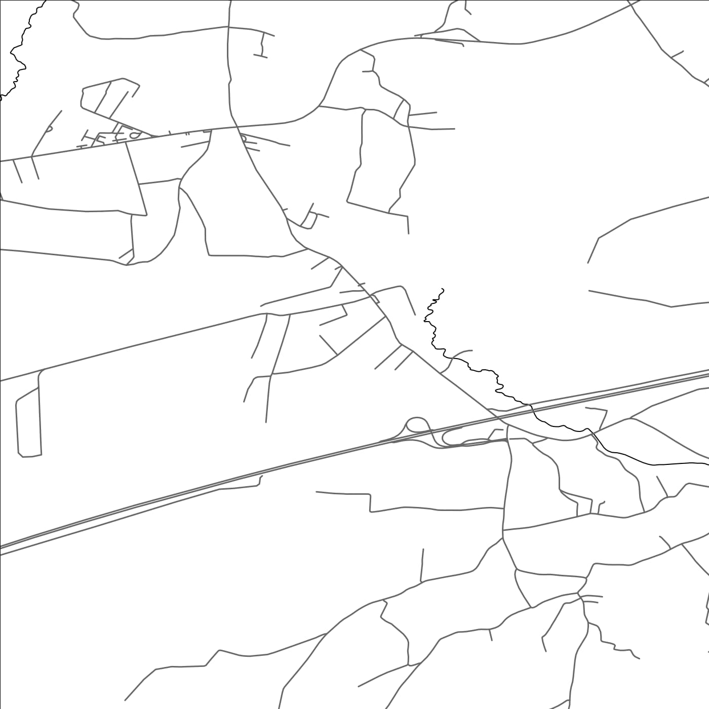 ROAD MAP OF KLINČA SELA, CROATIA BY MAPBAKES