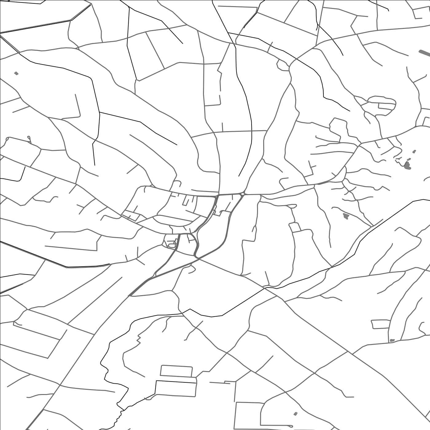 ROAD MAP OF KLOŠTAR IVANIĆ, CROATIA BY MAPBAKES