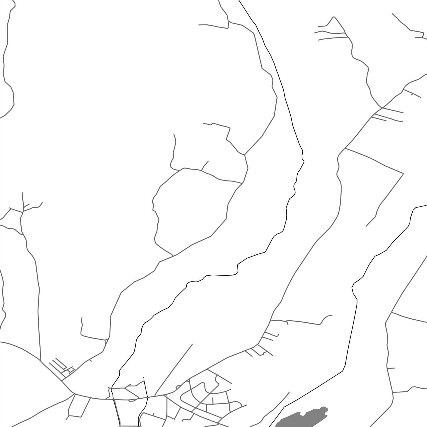 ROAD MAP OF KONJŠĆINA, CROATIA BY MAPBAKES