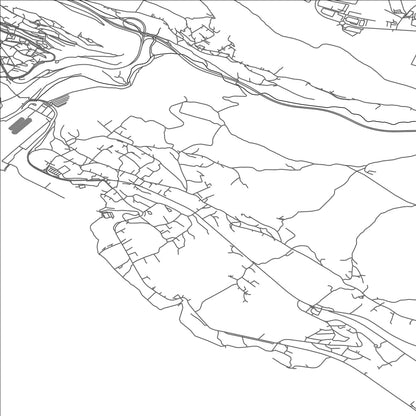 ROAD MAP OF KOSTRENA, CROATIA BY MAPBAKES